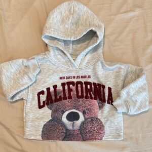 Zara Gray California Bear Hoodie